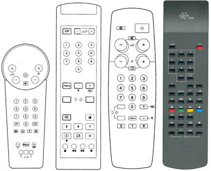 IRC81033 Ersatzfernbedienung passend fr Philips RC7507 RC7823 RC8205 RC9051 RC9057 RC9067