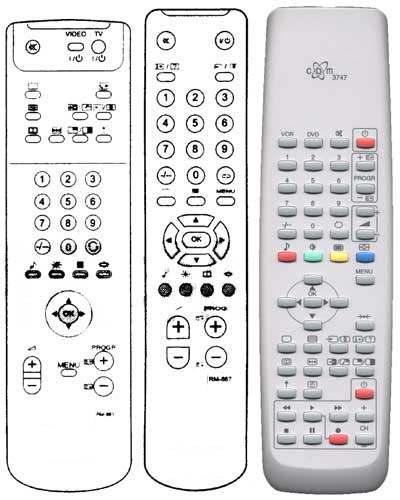 IRC81304 Ersatzfernbedienung passend fr Sony RM887 RM888 RM891 RM892 RM893 RM934B